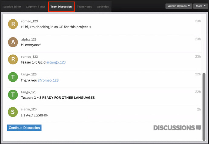 team-discussions