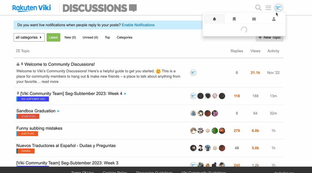 discussions-profile